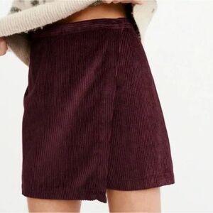 Abercrombie & Fitch | Corduroy Wrap Skirt